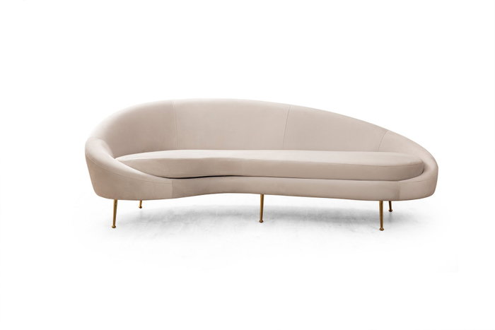 Atelier Del Sofa Sofá de 3 Plazas Eses Left - Beige